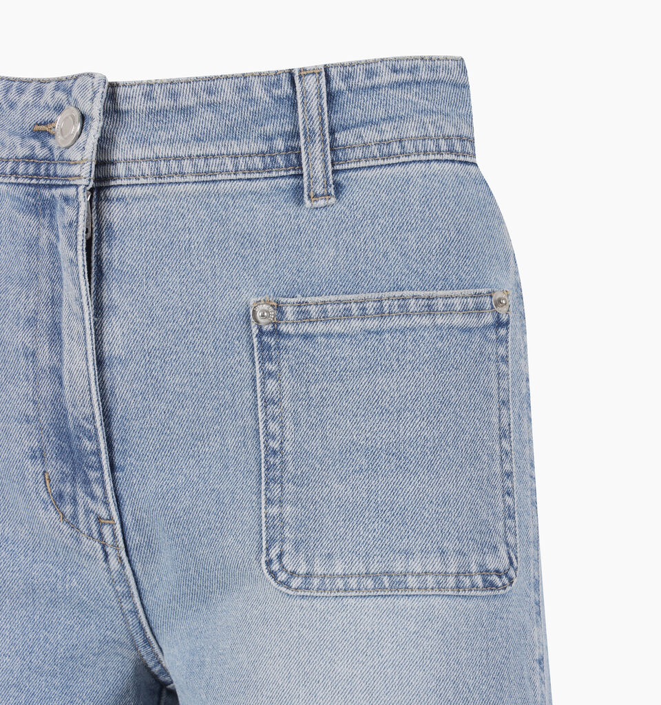 Light blue A-line jeans - Palazzo - Light Blue | Sisley K image number 3